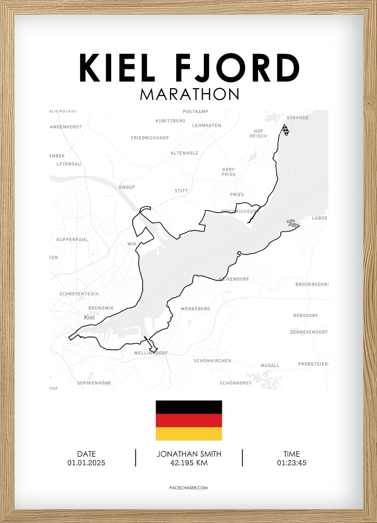 Marathon Kieler Förde Poster - ab 2024