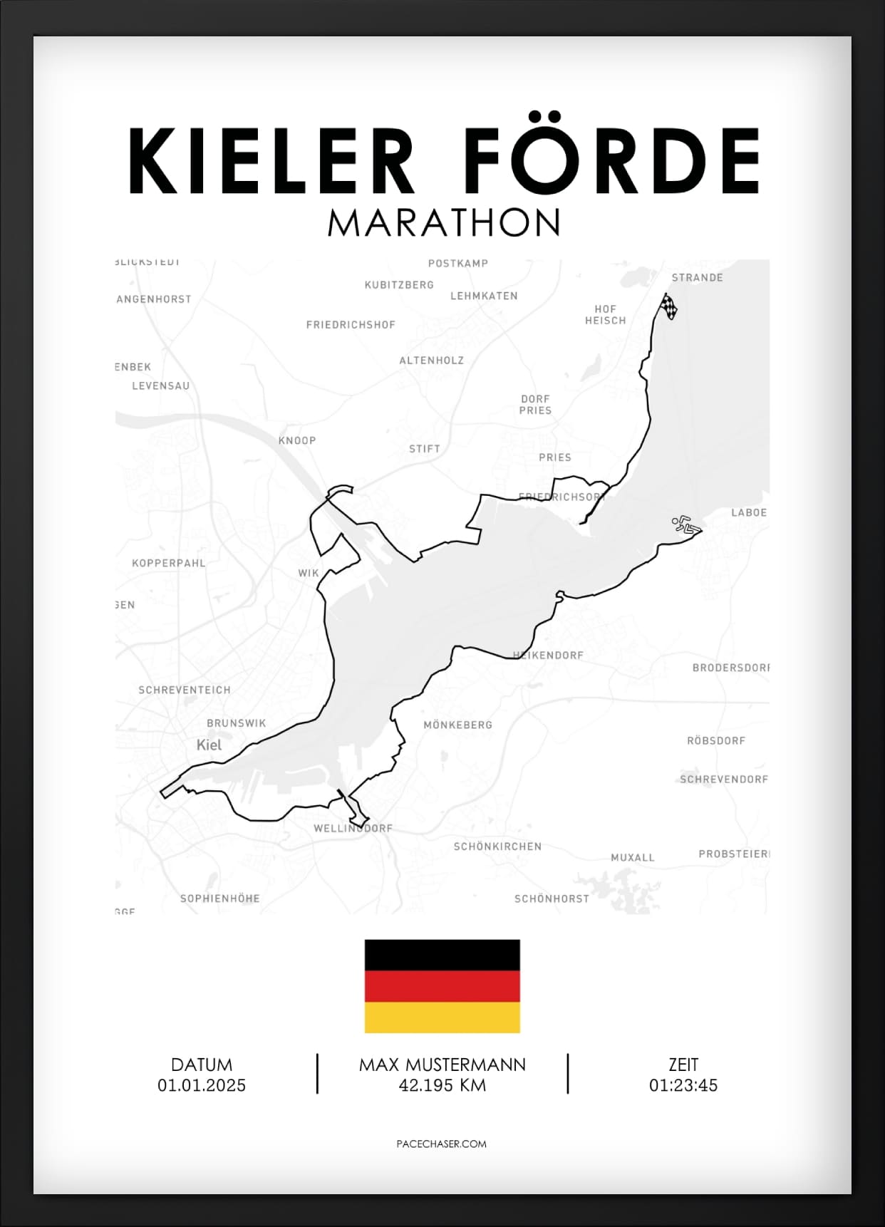 Marathon Kieler Förde Poster - ab 2024