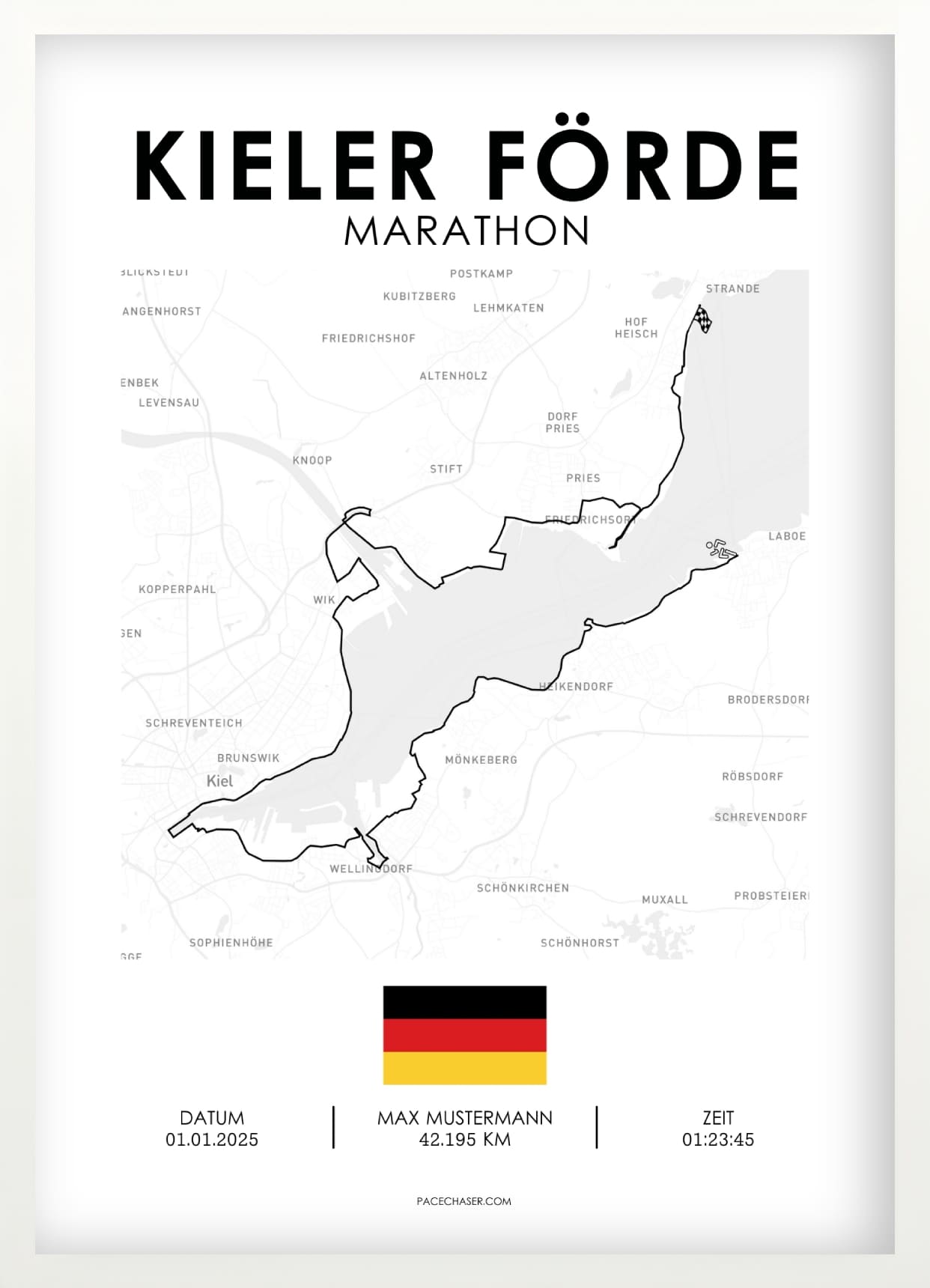 Marathon Kieler Förde Poster - ab 2024