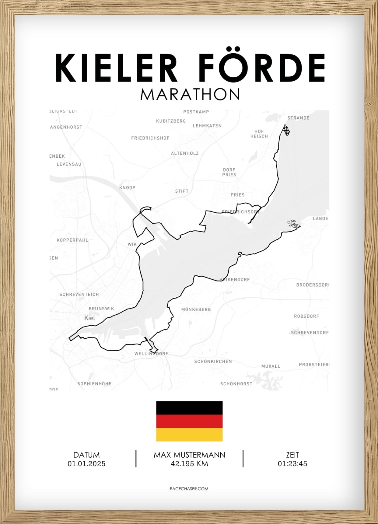 Marathon Kieler Förde Poster - ab 2024