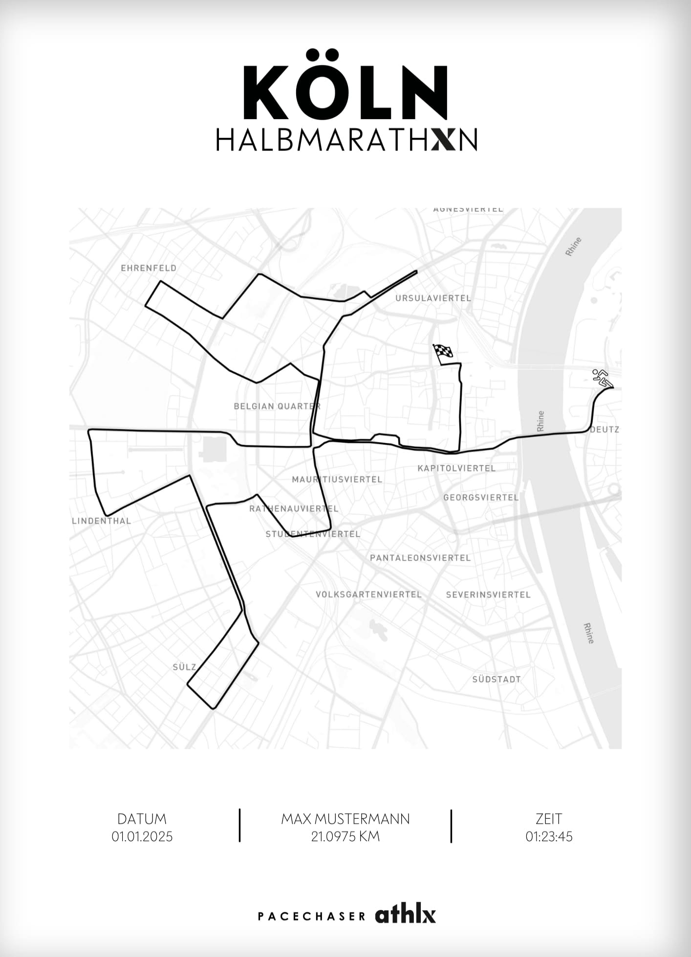 Marathon Köln Athlx Edition Poster