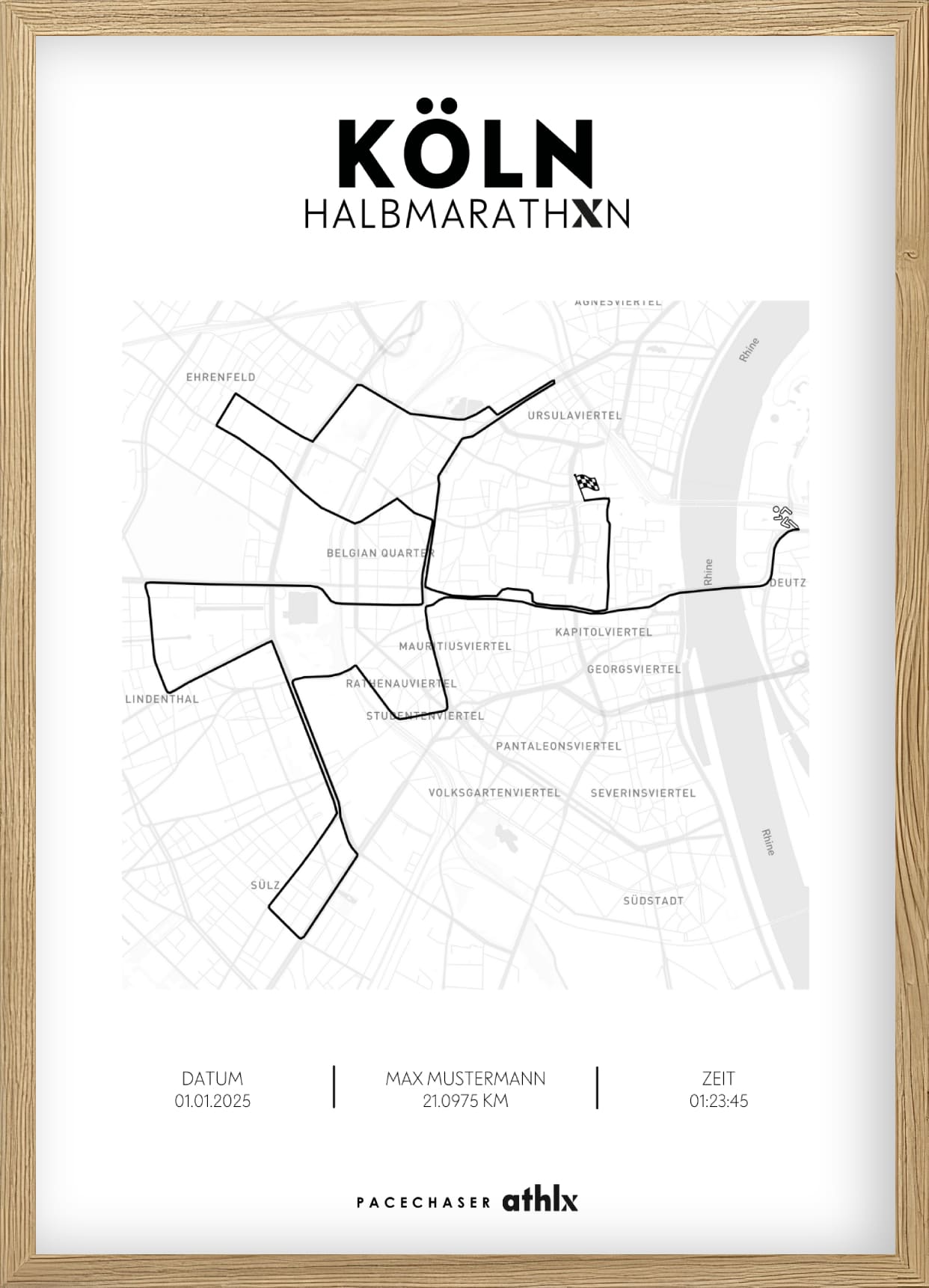 Marathon Köln Athlx Edition Poster