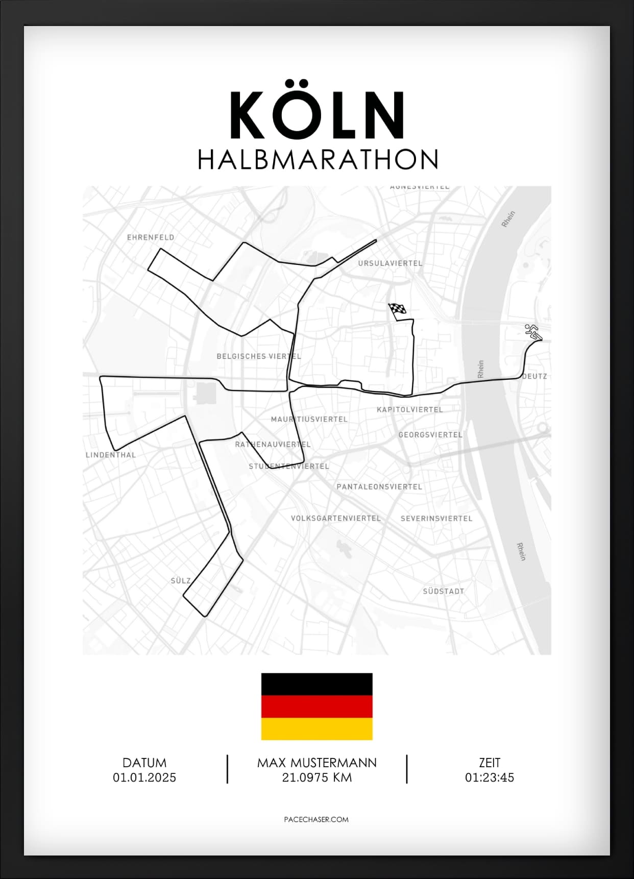 Halbmarathon Köln Poster