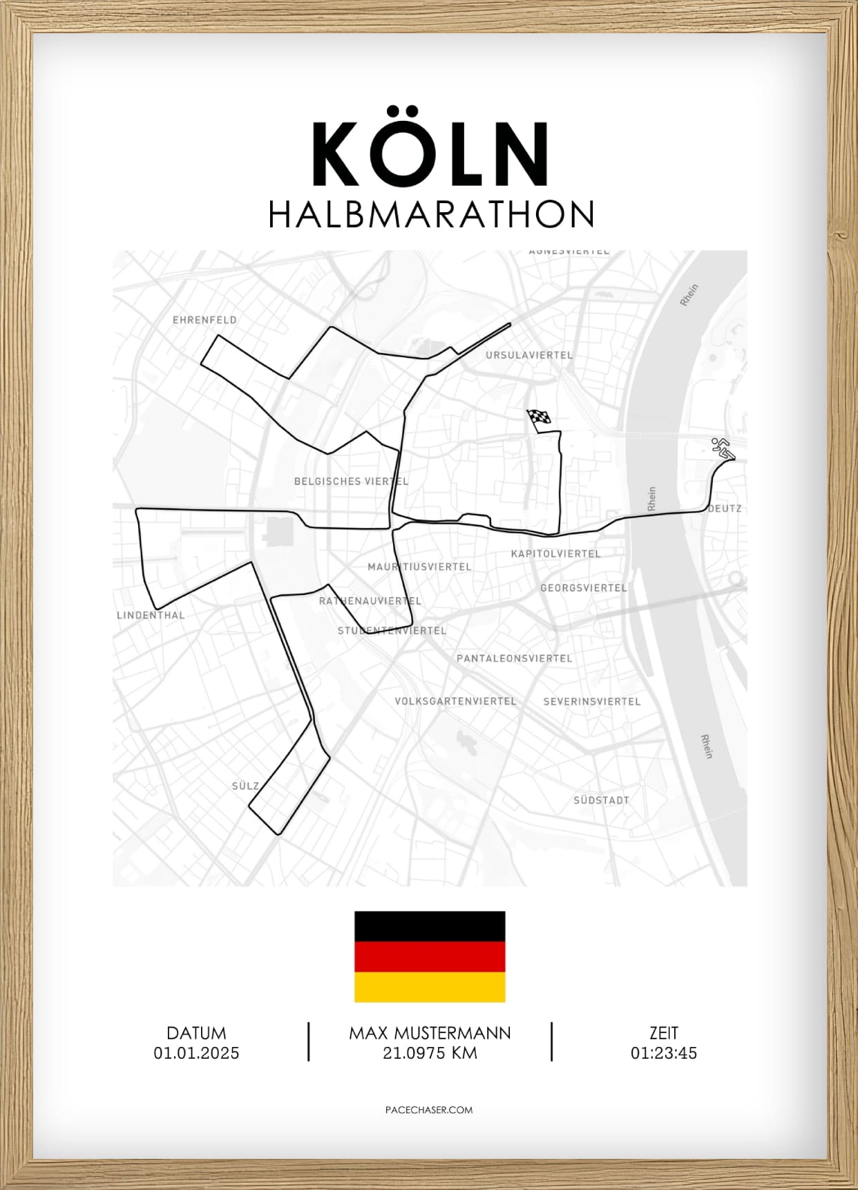 Halbmarathon Köln Poster