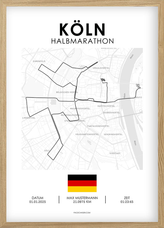 Halbmarathon Köln Poster