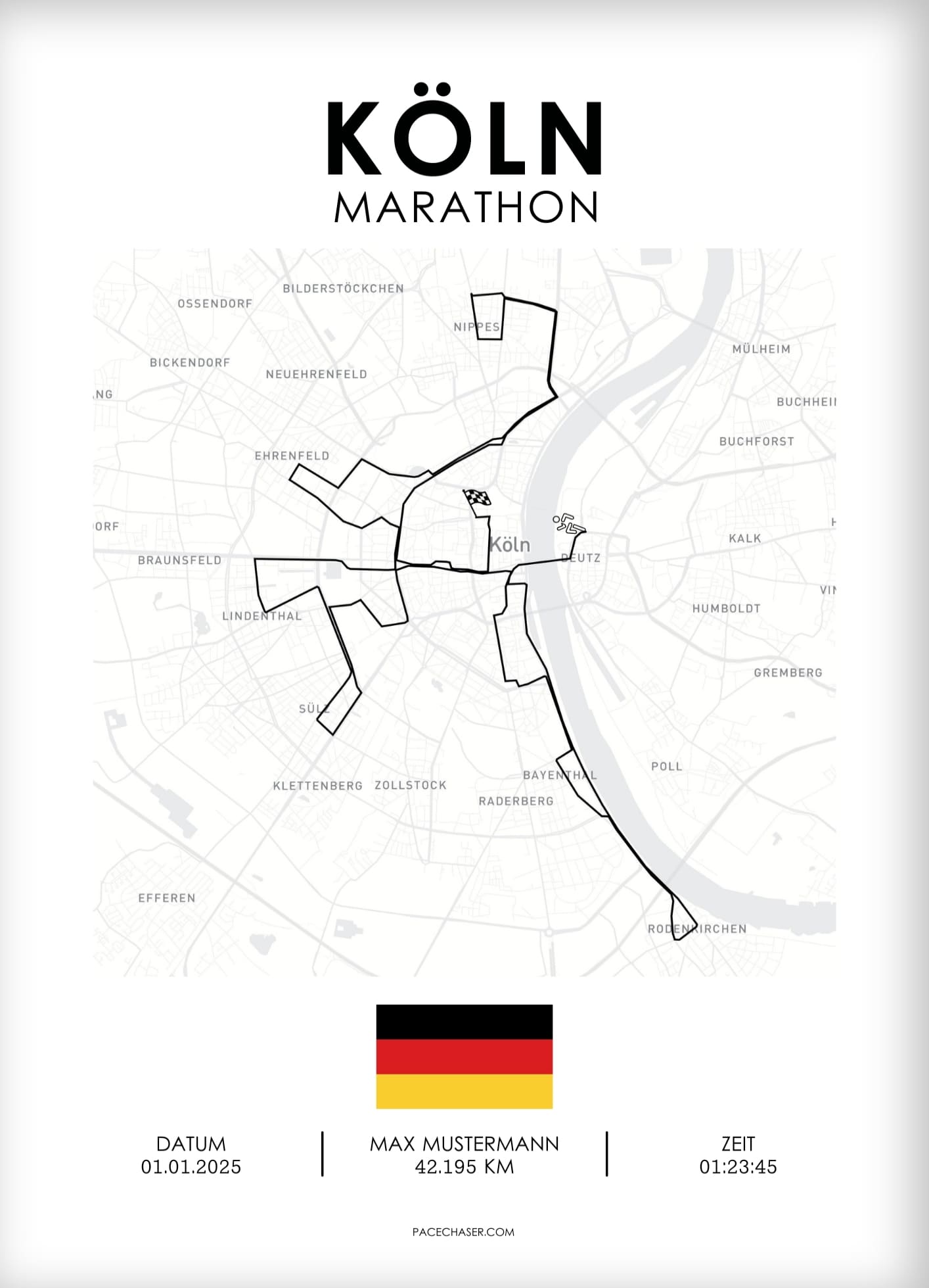 Marathon Köln Poster