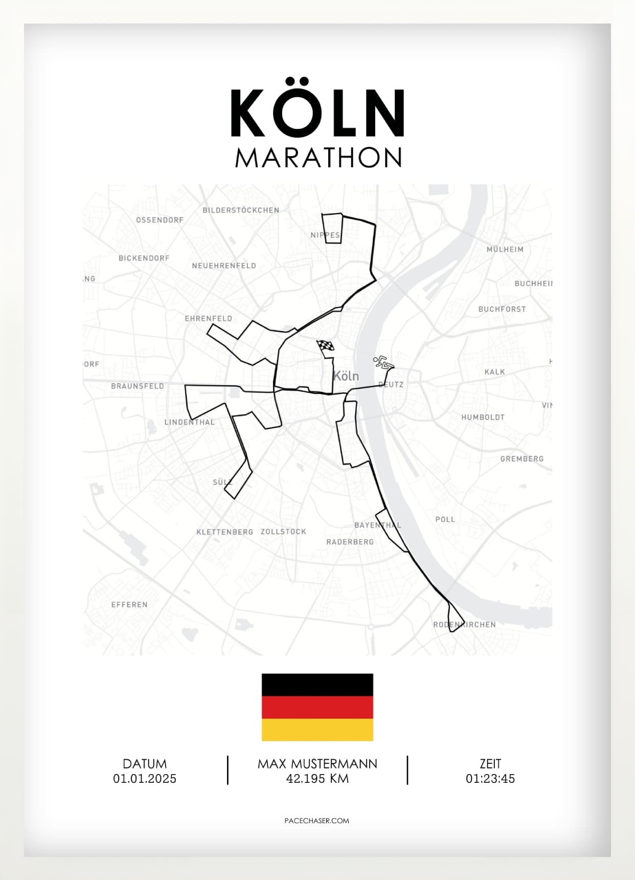 Marathon Köln Poster