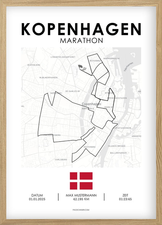 Marathon Kopenhagen Poster - bis 2024