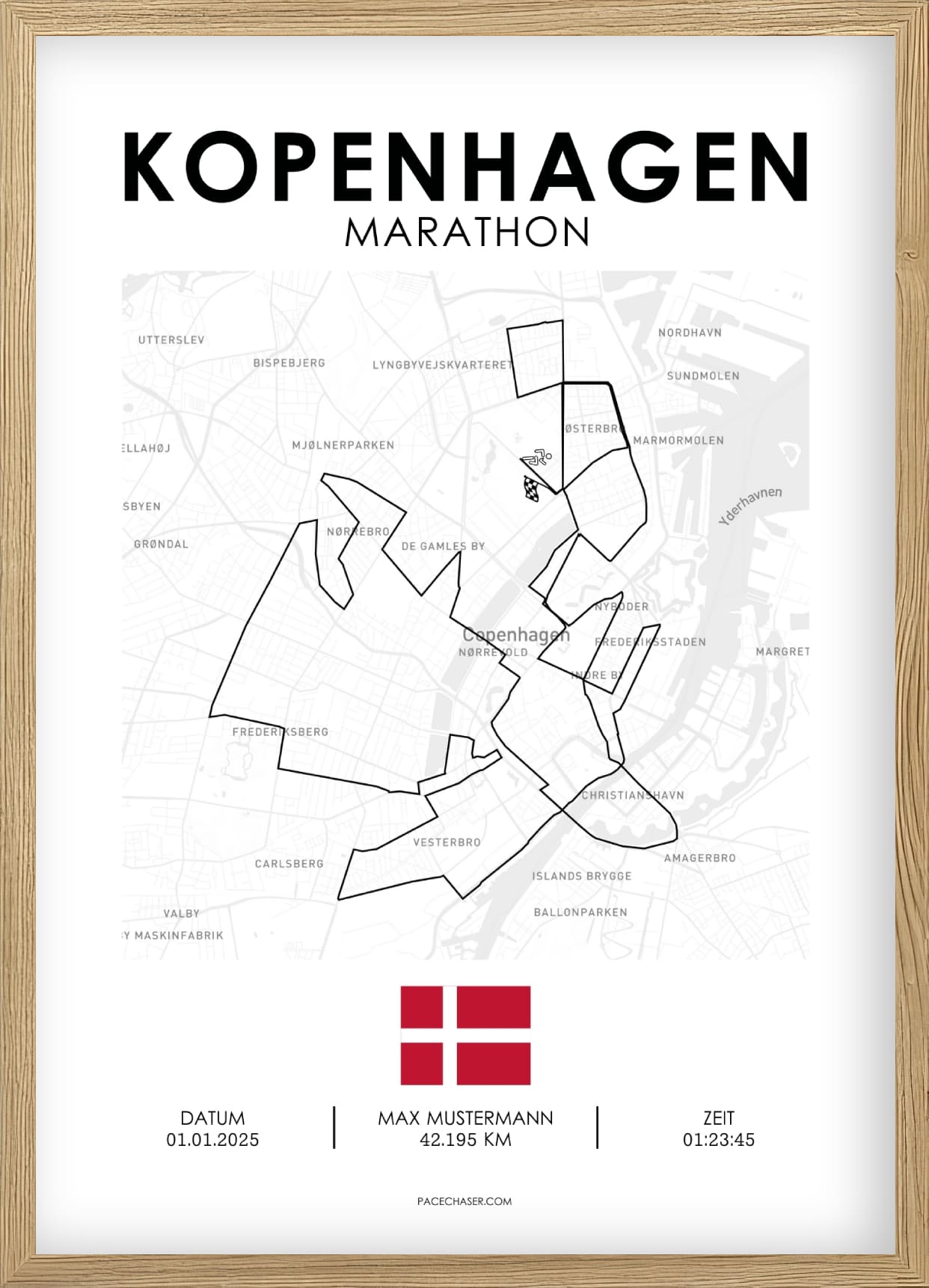 Copenhagen Marathon Poster - from 2025