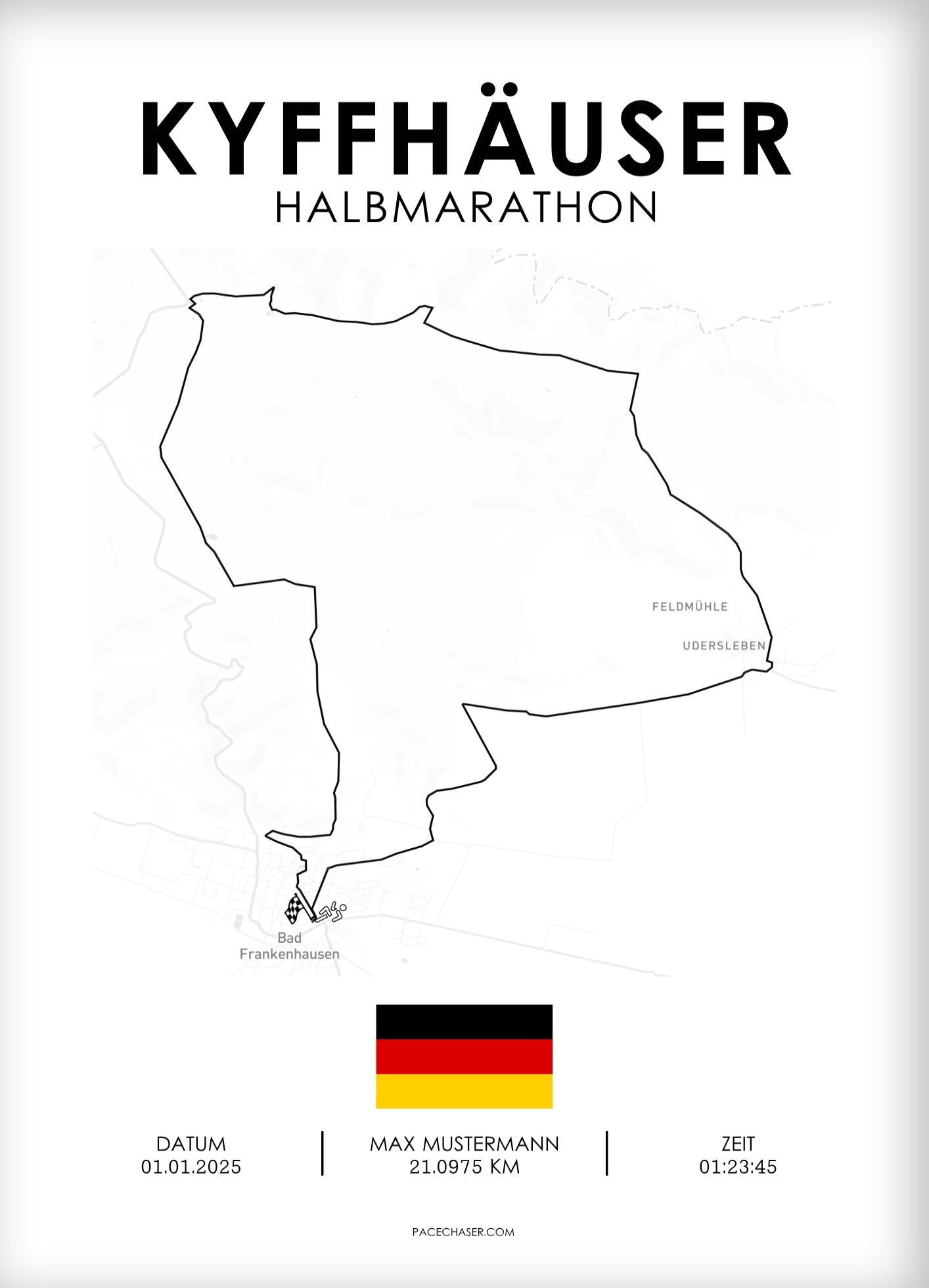 Kyffhäuser Half Marathon Poster 2025 (Kyffhäuser Mountain Run)