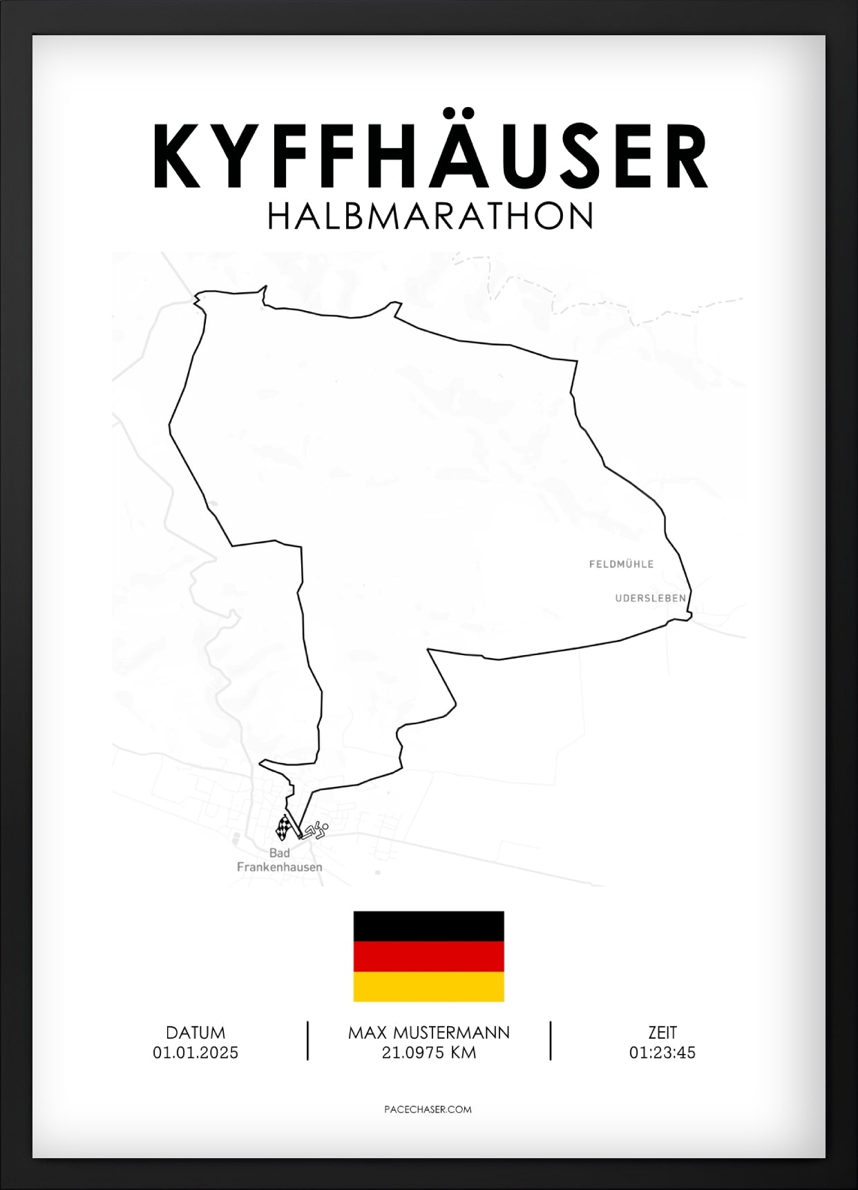 Kyffhäuser Half Marathon Poster 2025 (Kyffhäuser Mountain Run)