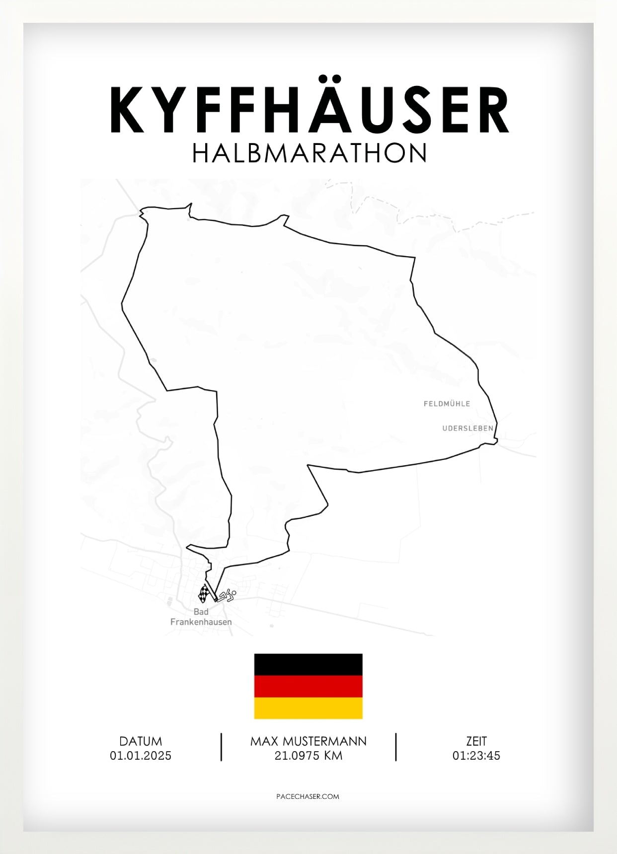 Kyffhäuser Half Marathon Poster 2025 (Kyffhäuser Mountain Run)