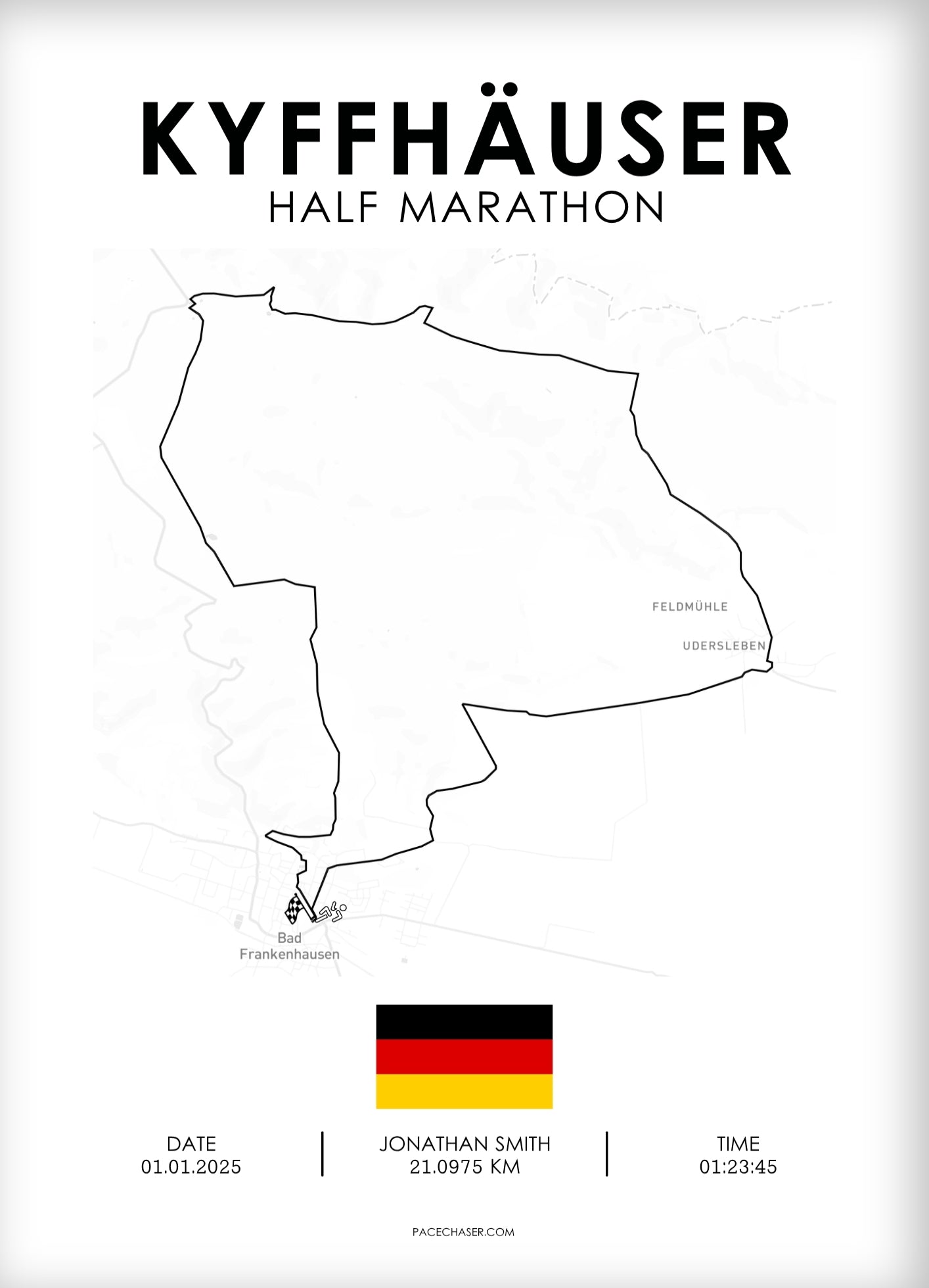 Kyffhäuser Half Marathon Poster 2025 (Kyffhäuser Mountain Run)