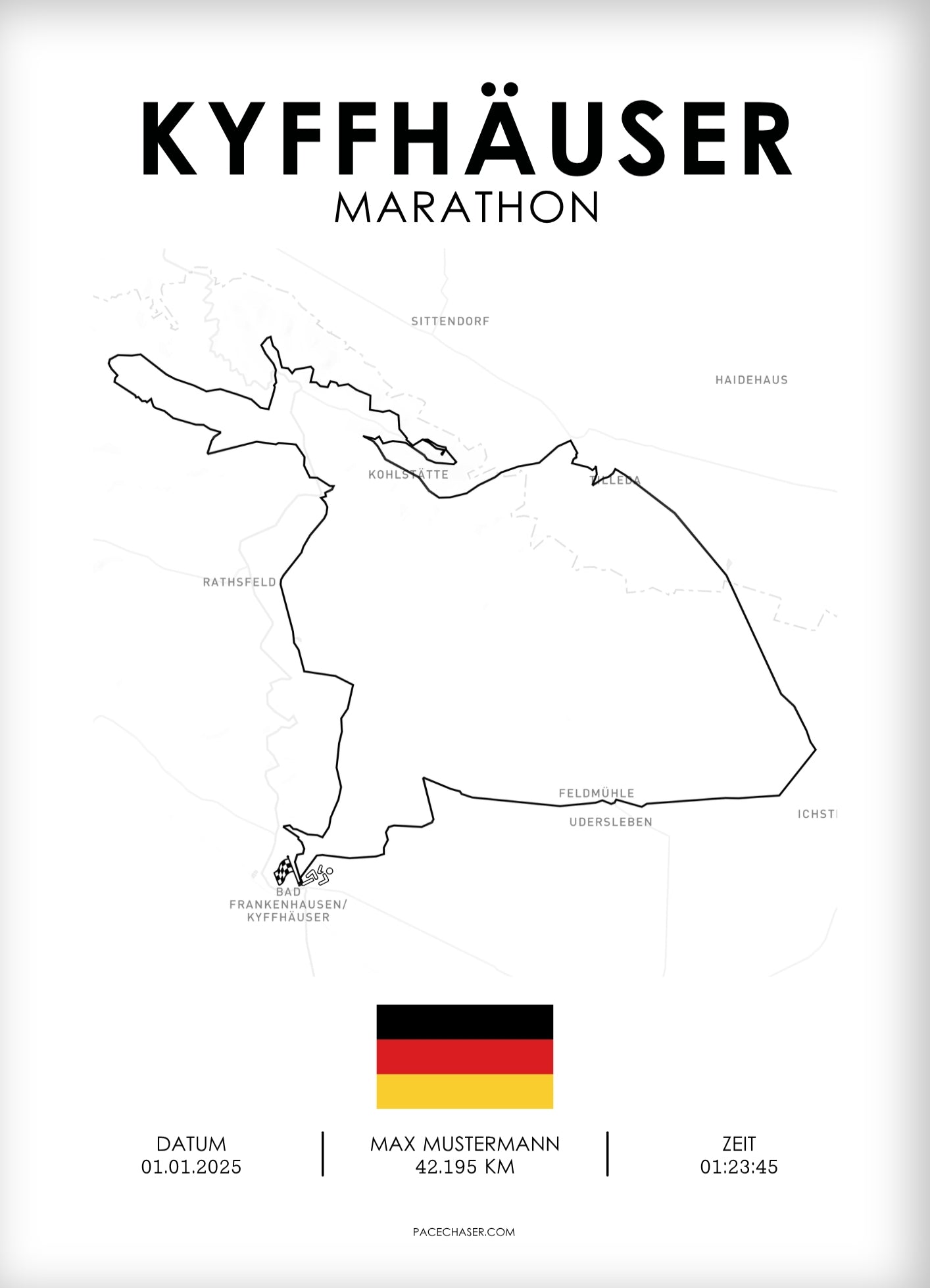 Marathon Kyffhäuser Mountain Run Poster