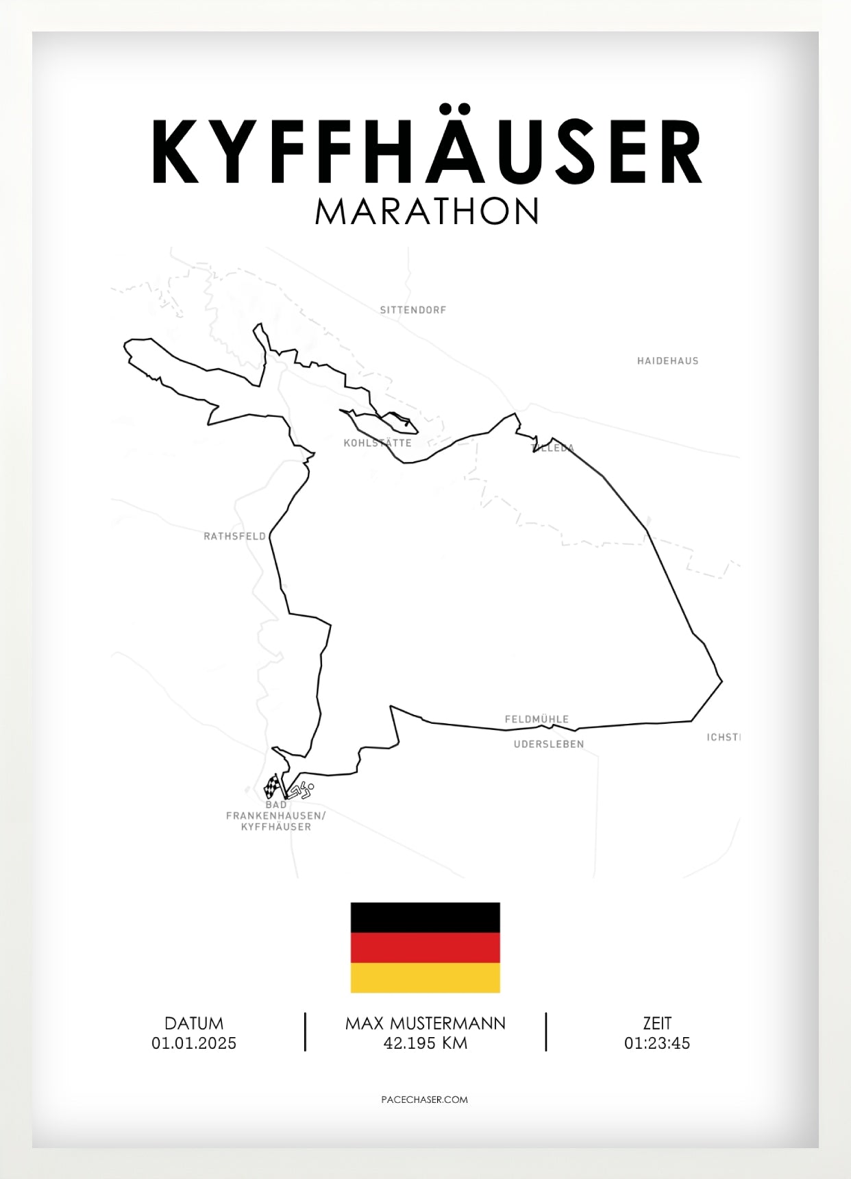 Marathon Kyffhäuser Mountain Run Poster
