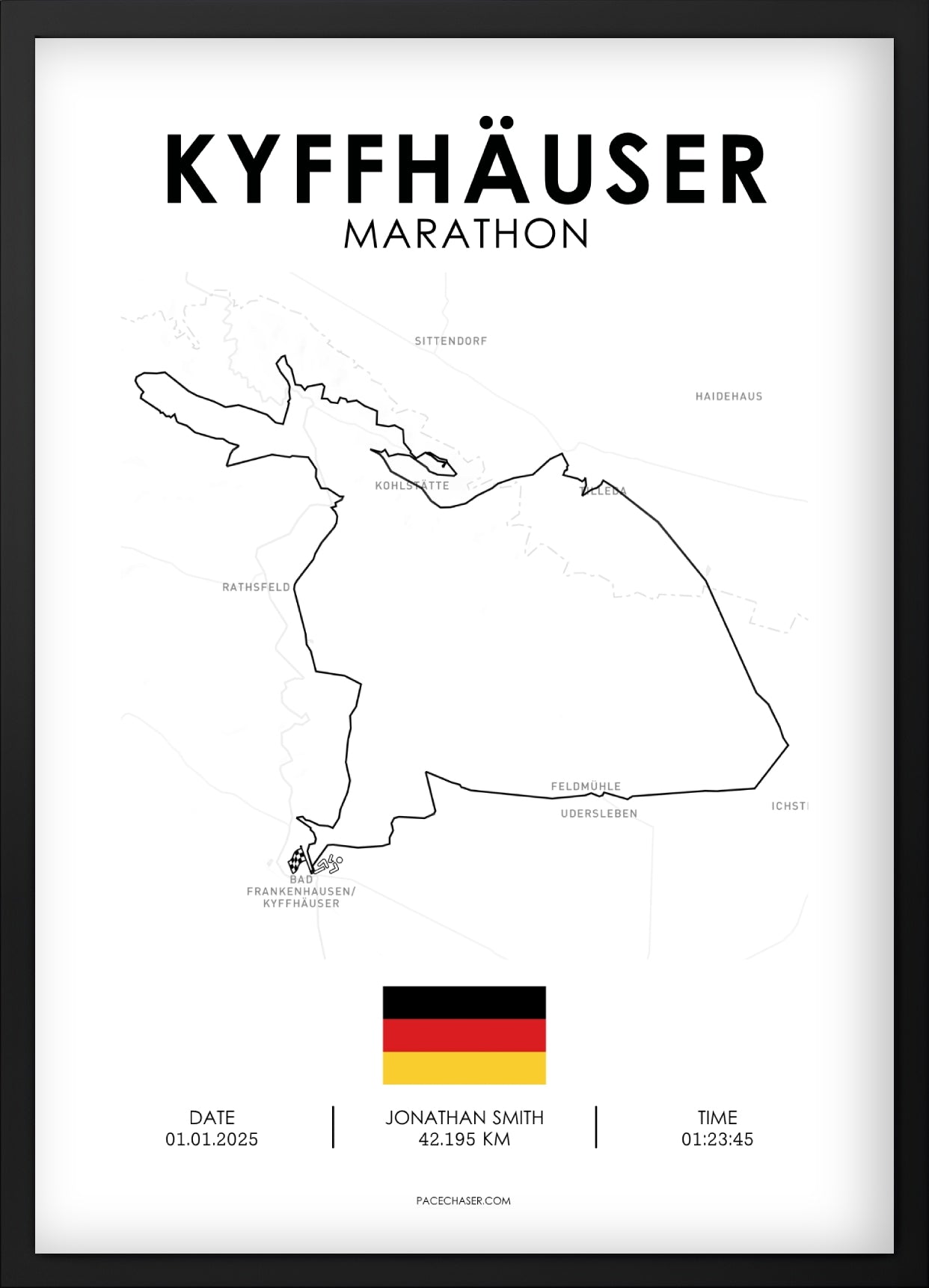 Marathon Kyffhäuser Mountain Run Poster