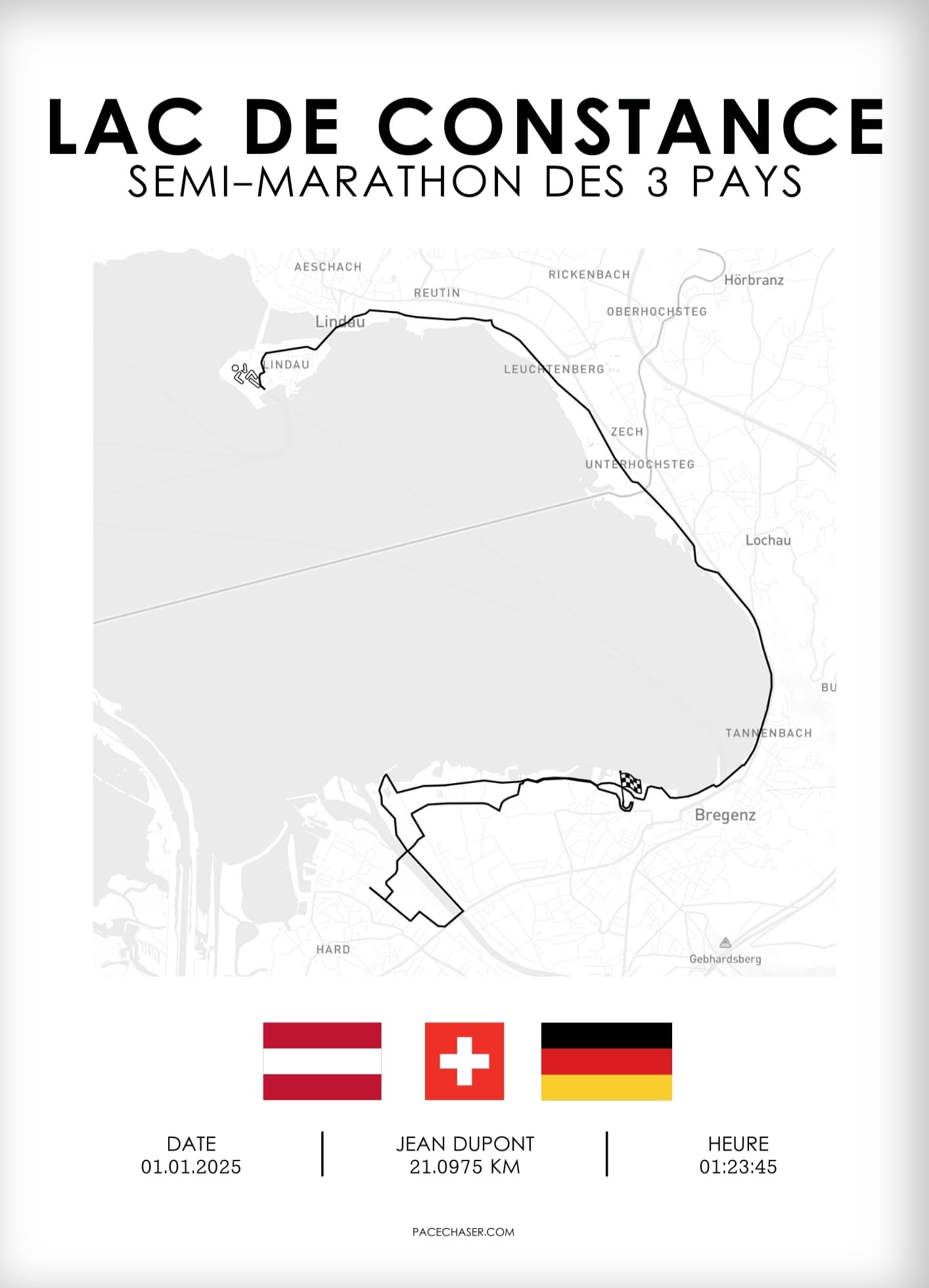 Halbmarathon Bodensee Poster (ab 2024)