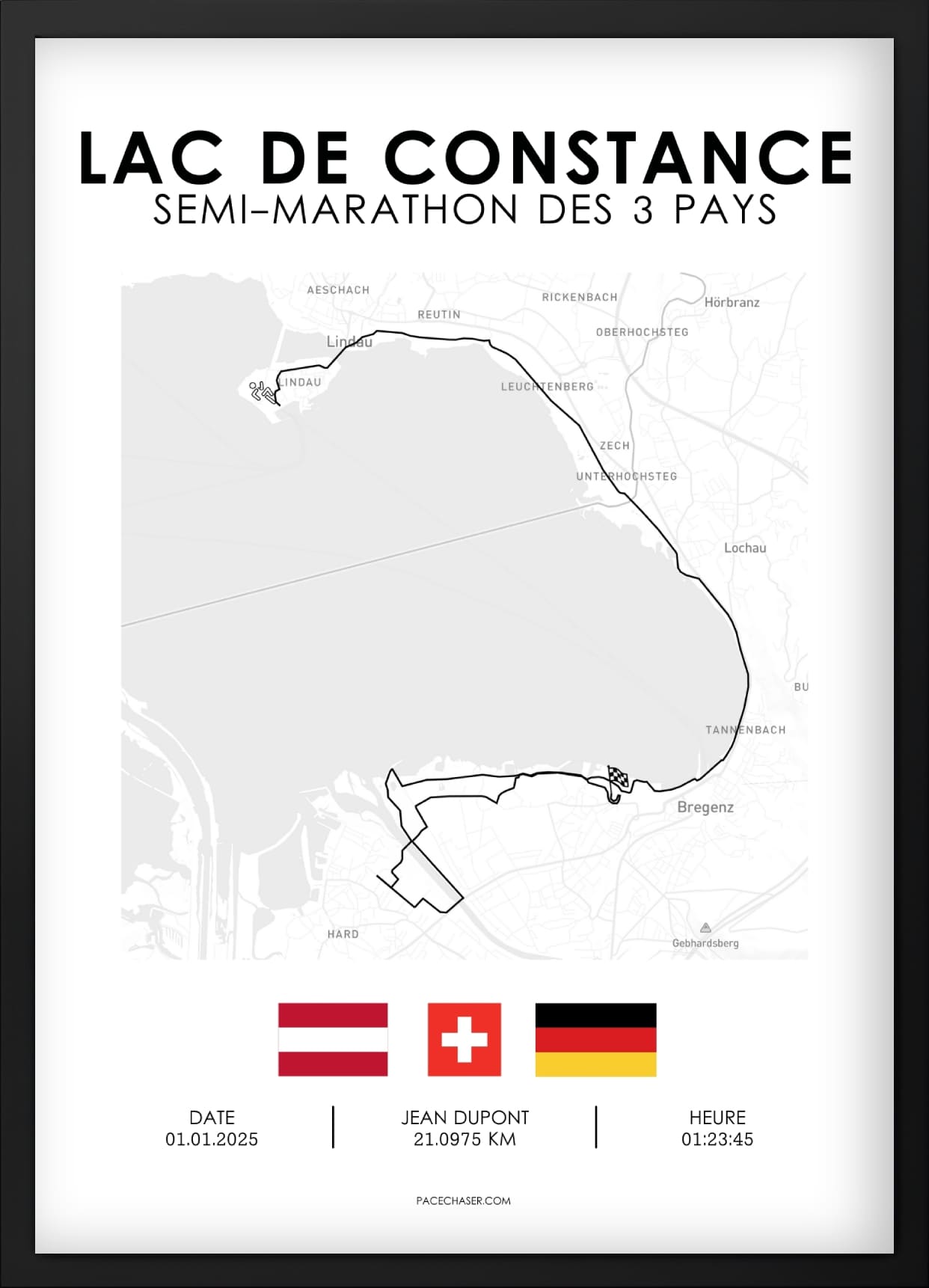Halbmarathon Bodensee Poster (ab 2024)