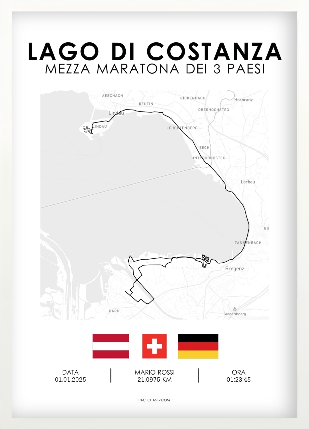 Halbmarathon Bodensee Poster (ab 2024)