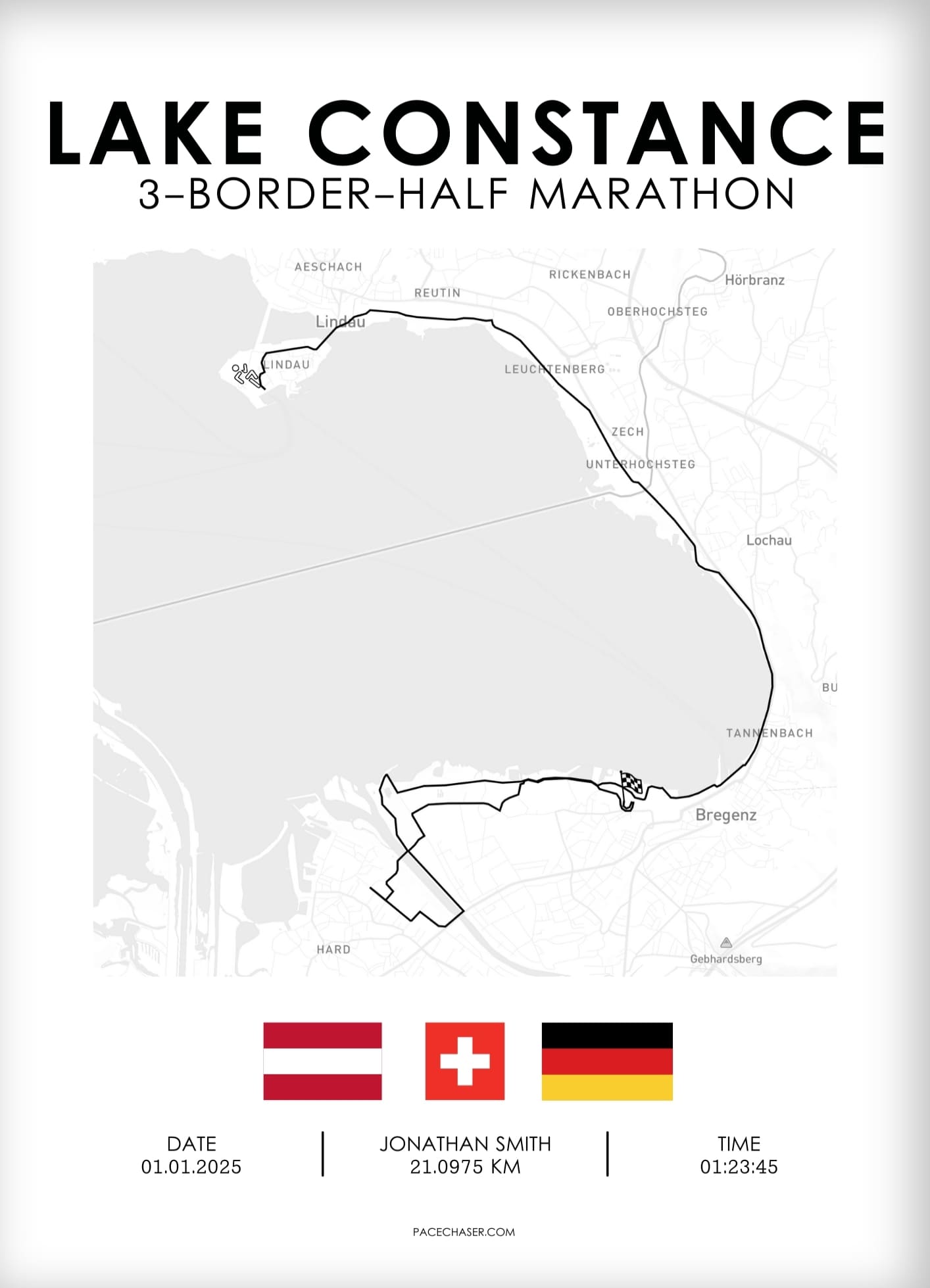 Halbmarathon Bodensee Poster (ab 2024)