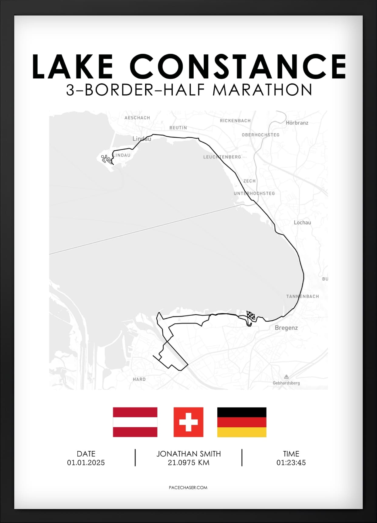Halbmarathon Bodensee Poster (ab 2024)