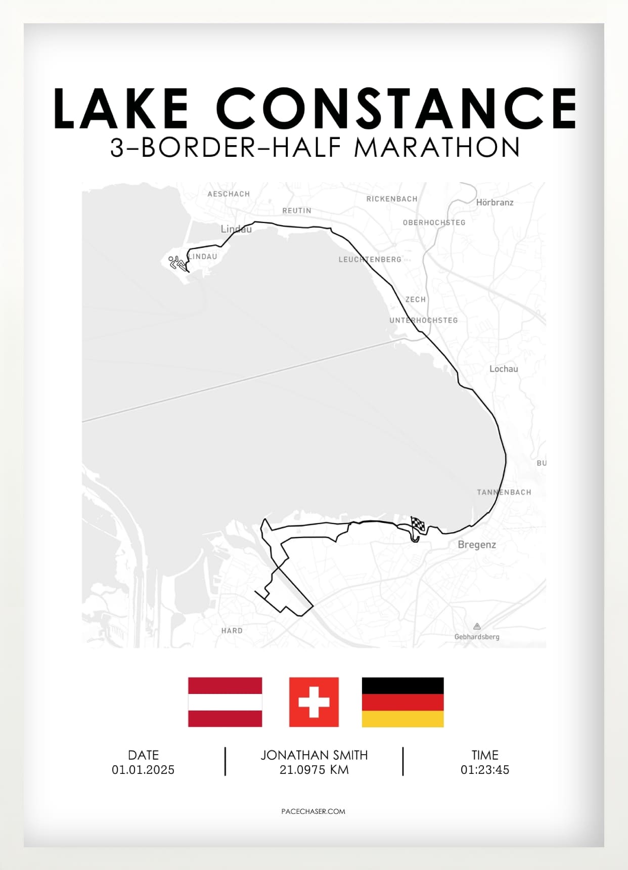 Halbmarathon Bodensee Poster (ab 2024)