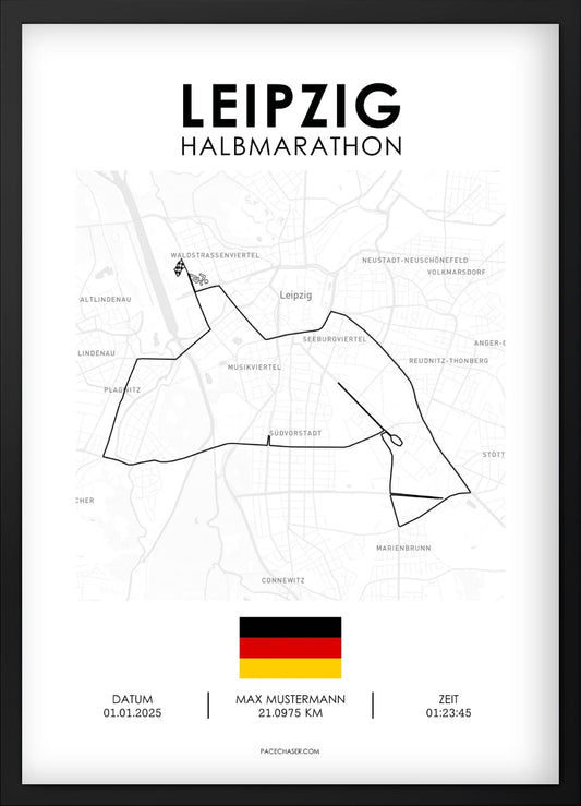 Halbmarathon Leipzig Poster