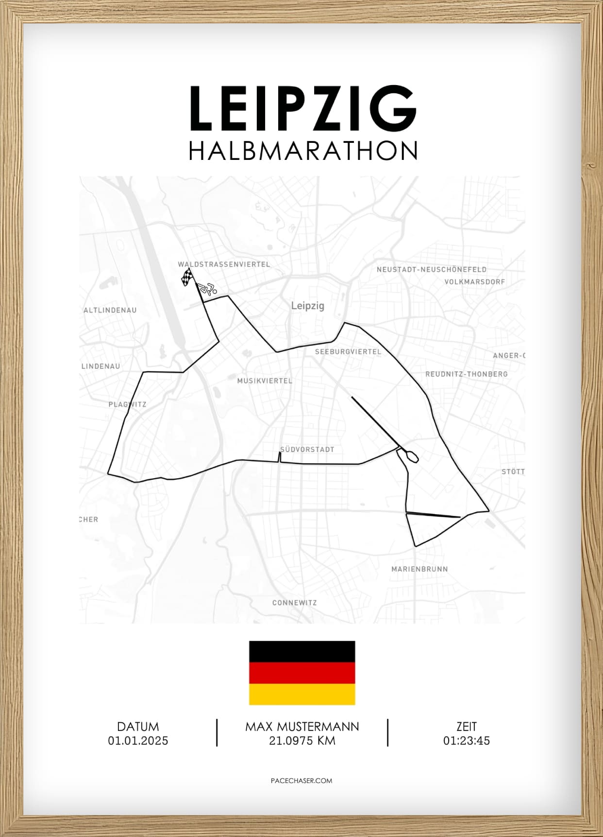 Halbmarathon Leipzig Poster