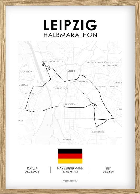 Halbmarathon Leipzig Poster