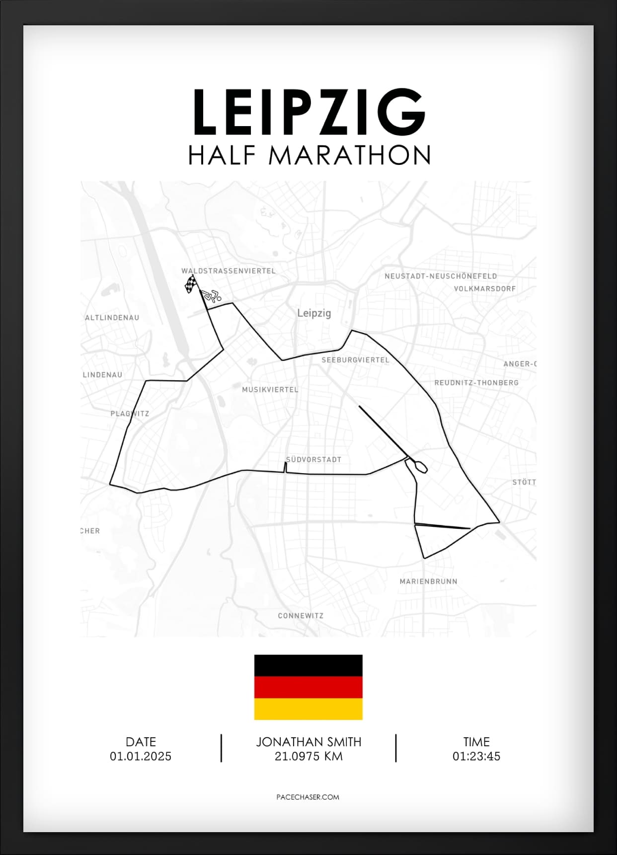 Halbmarathon Leipzig Poster