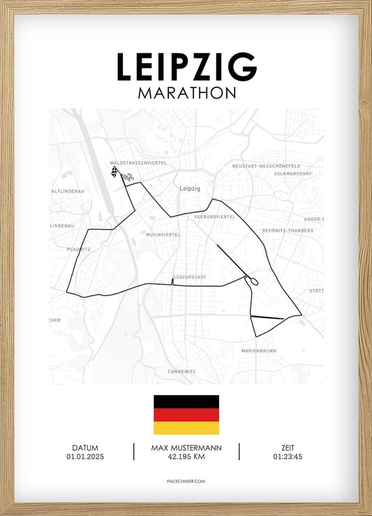 Marathon Leipzig Poster