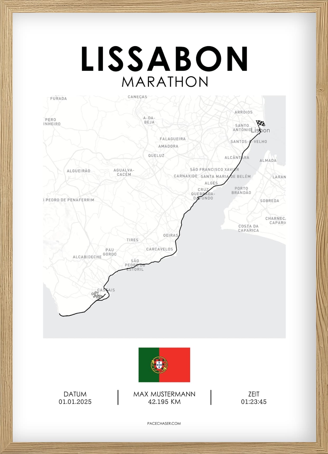 Marathon Lissabon Poster