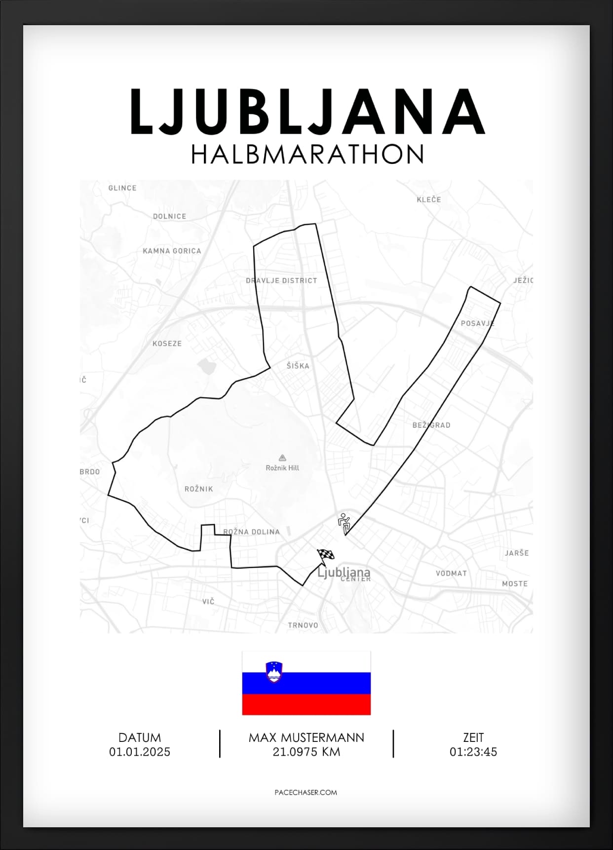 Halbmarathon Ljubljana Poster