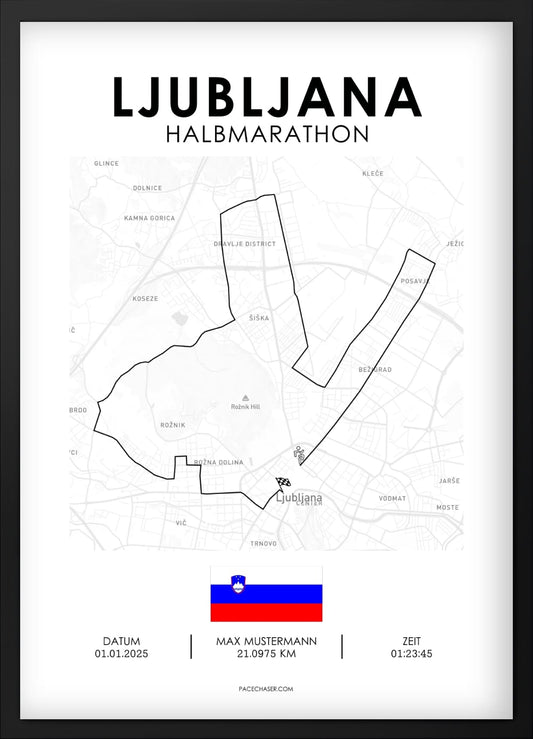 Halbmarathon Ljubljana Poster