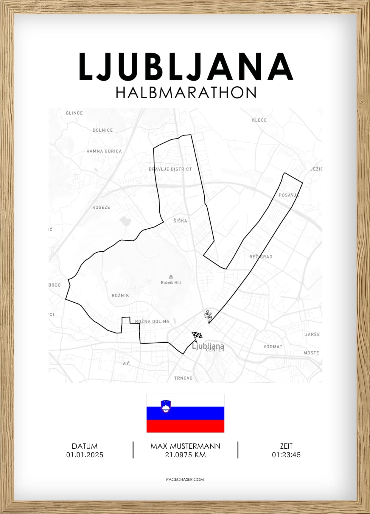 Halbmarathon Ljubljana Poster