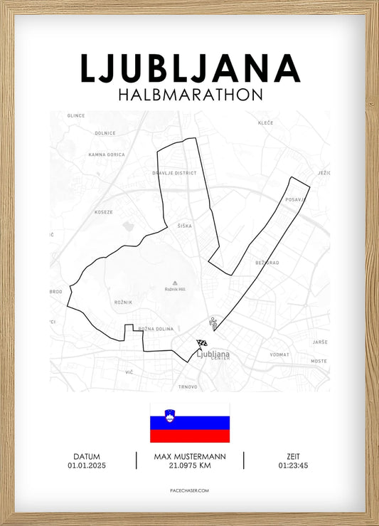 Halbmarathon Ljubljana Poster