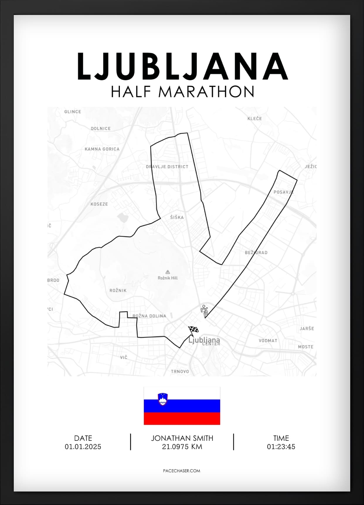 Halbmarathon Ljubljana Poster