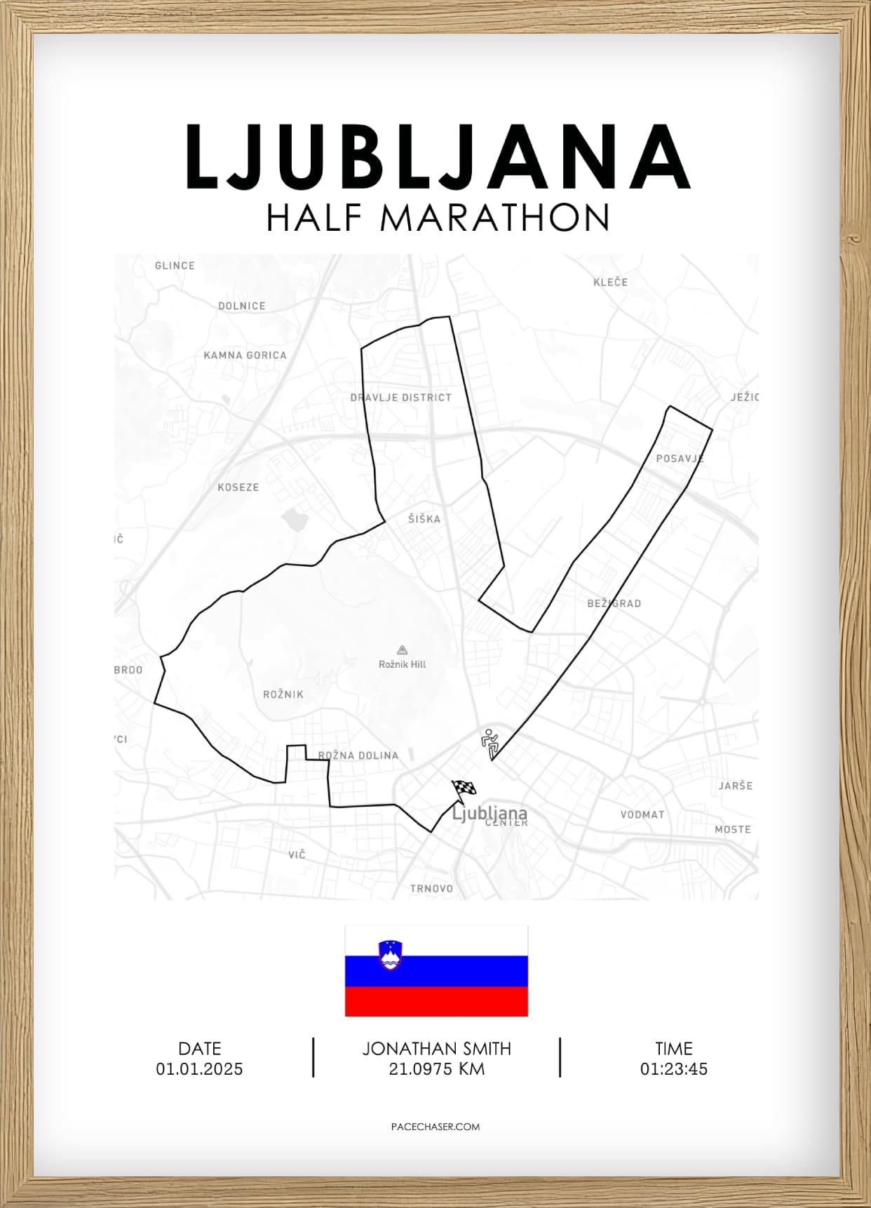 Halbmarathon Ljubljana Poster