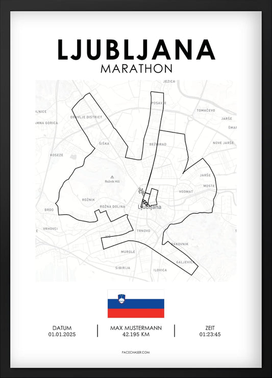 Marathon Ljubljana Poster