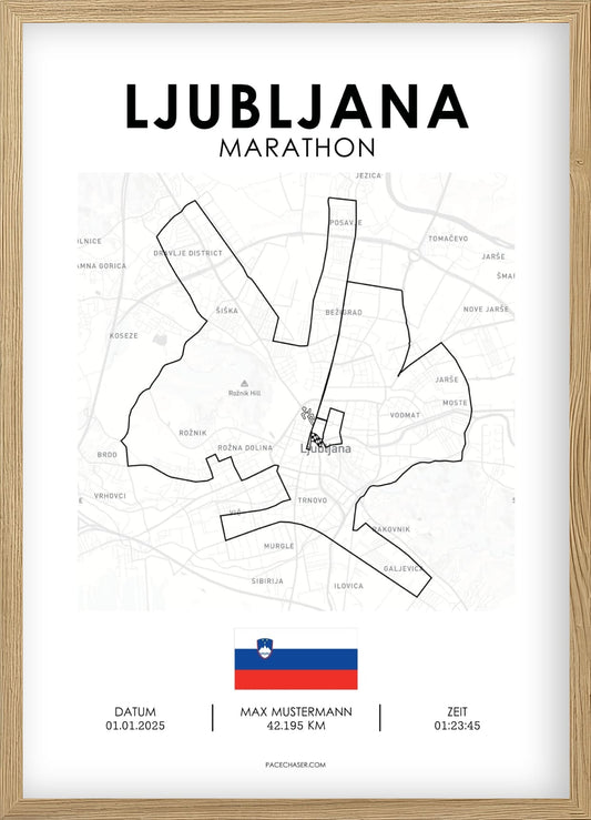 Marathon Ljubljana Poster