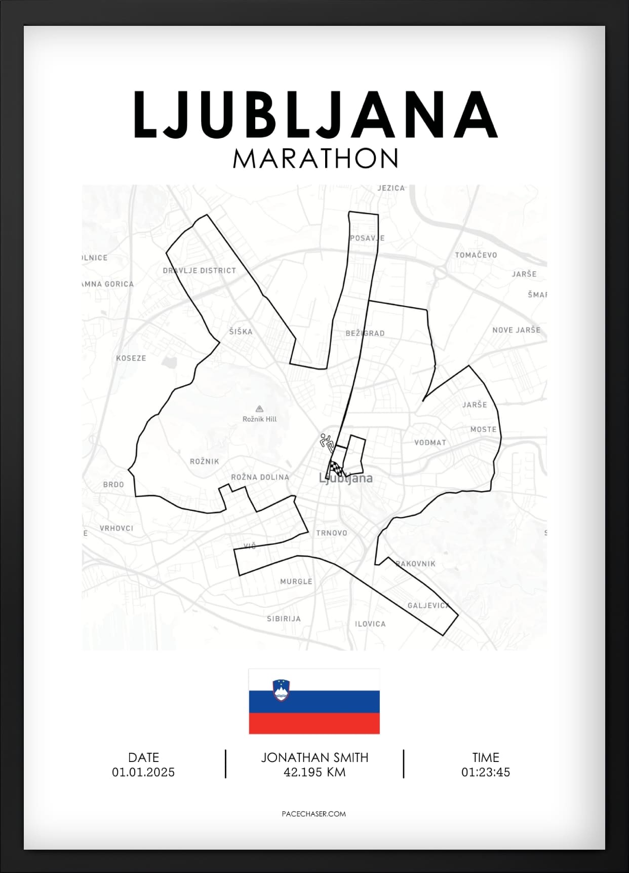 Marathon Ljubljana Poster