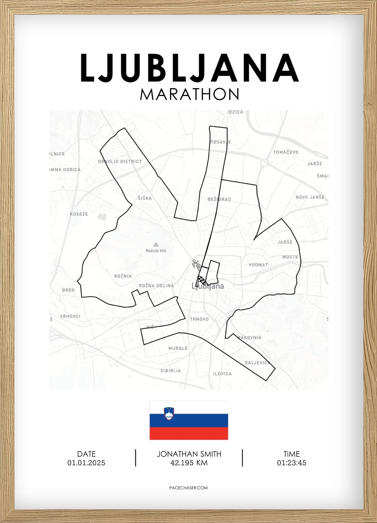 Marathon Ljubljana Poster