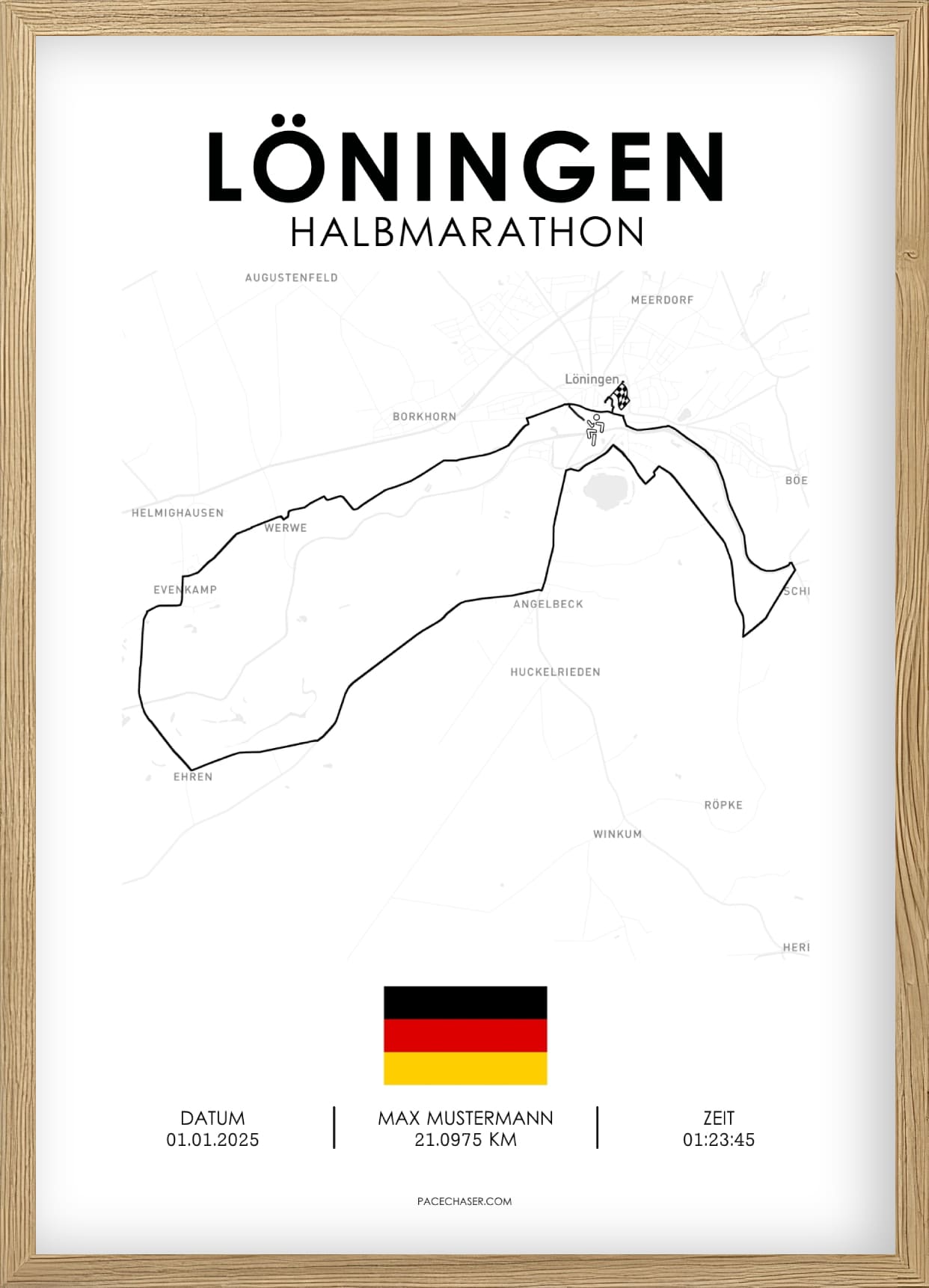 Halbmarathon Löningen Poster
