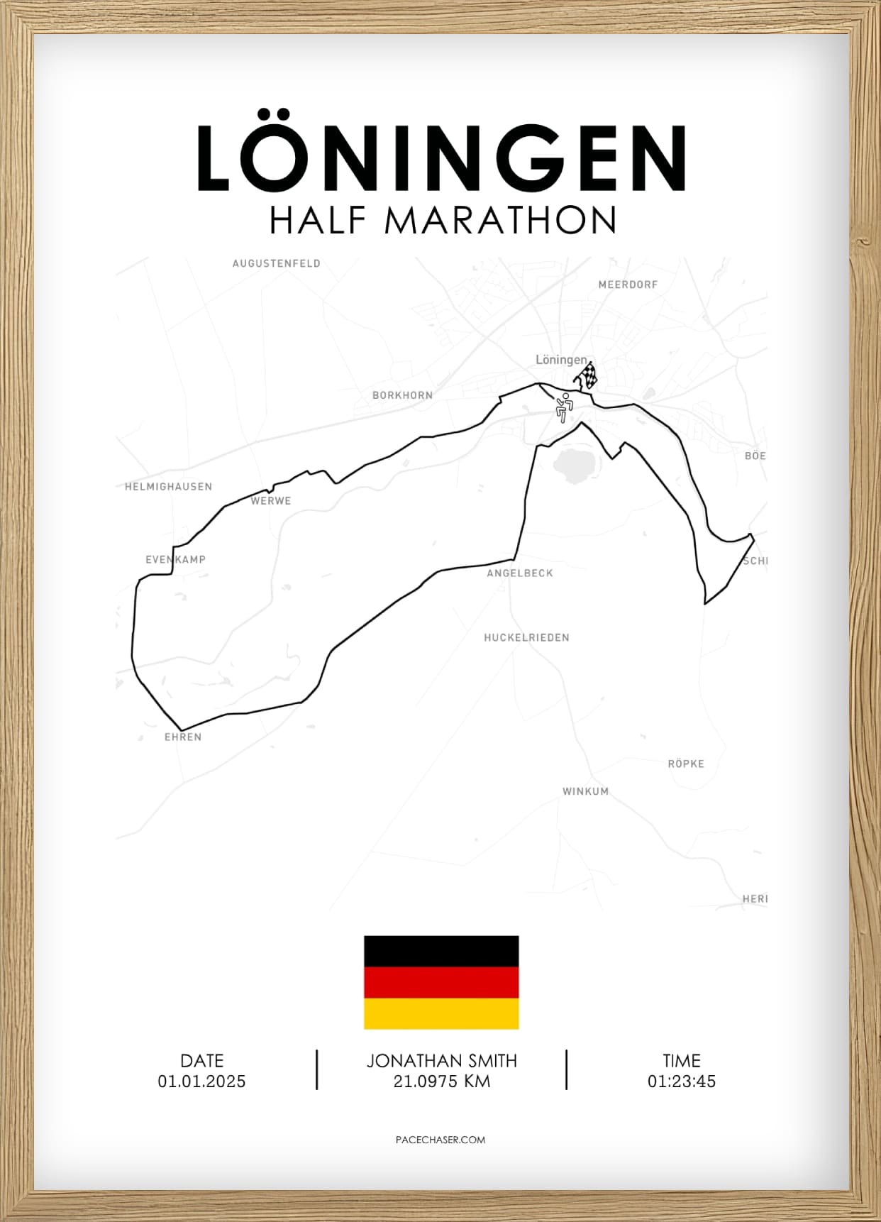 Halbmarathon Löningen Poster