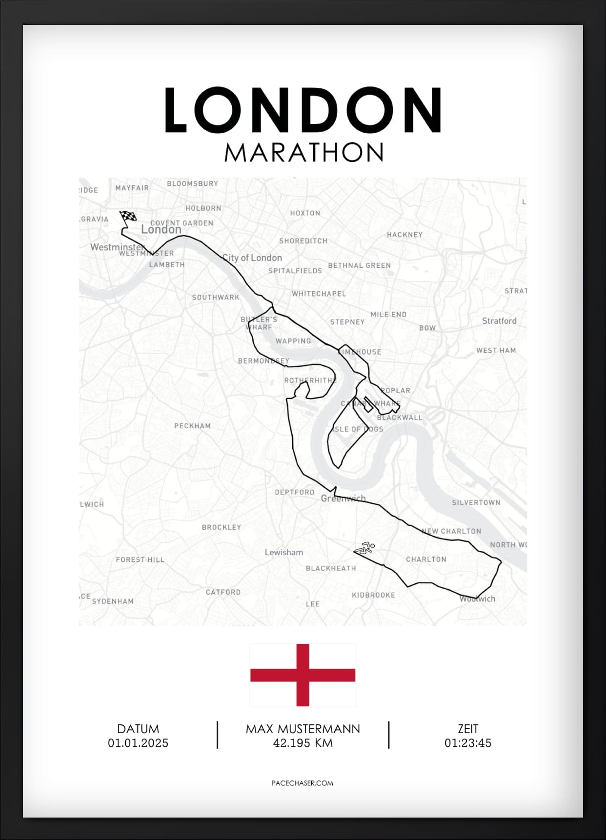 London Marathon Poster