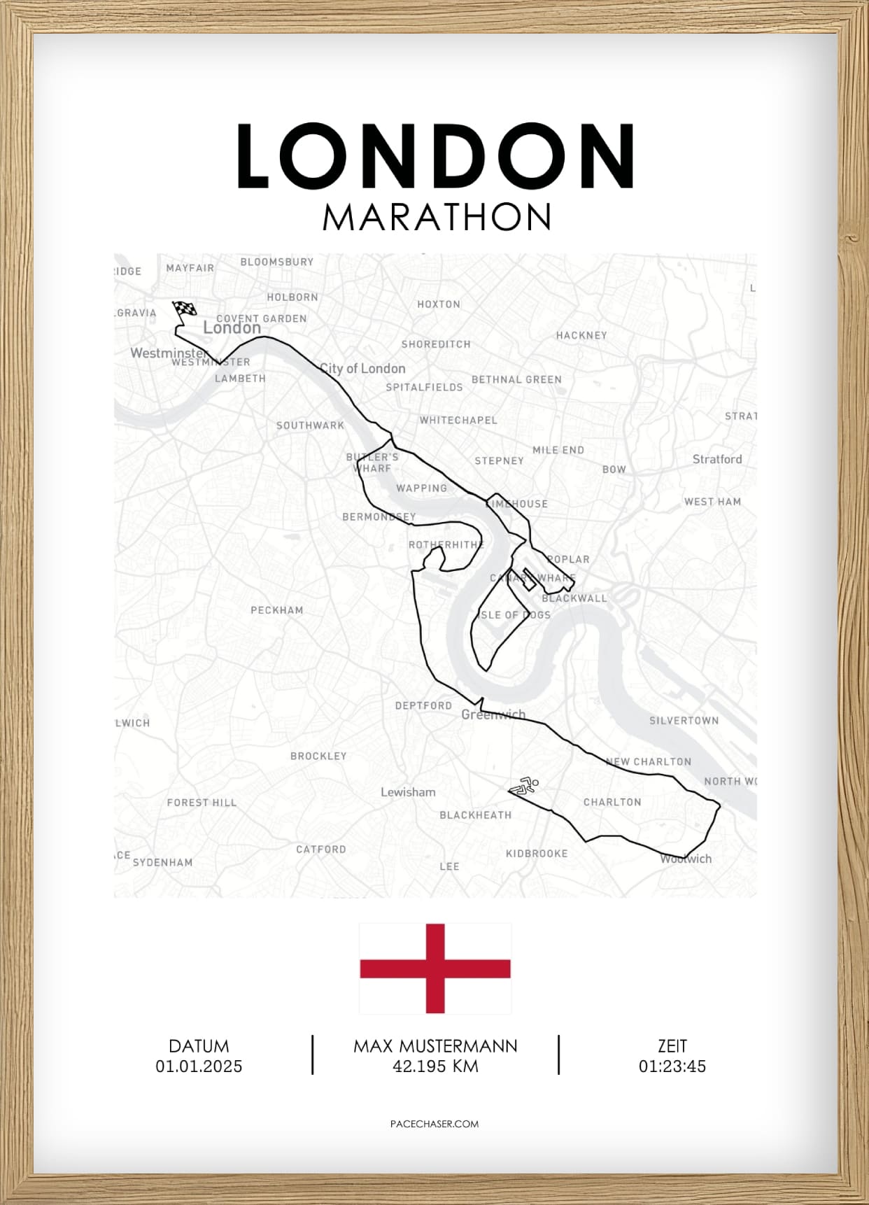 London Marathon Poster