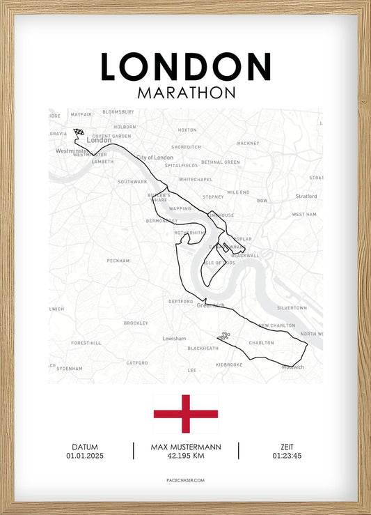 Marathon London Poster