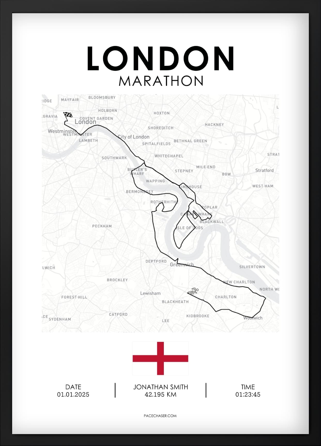 London Marathon Poster