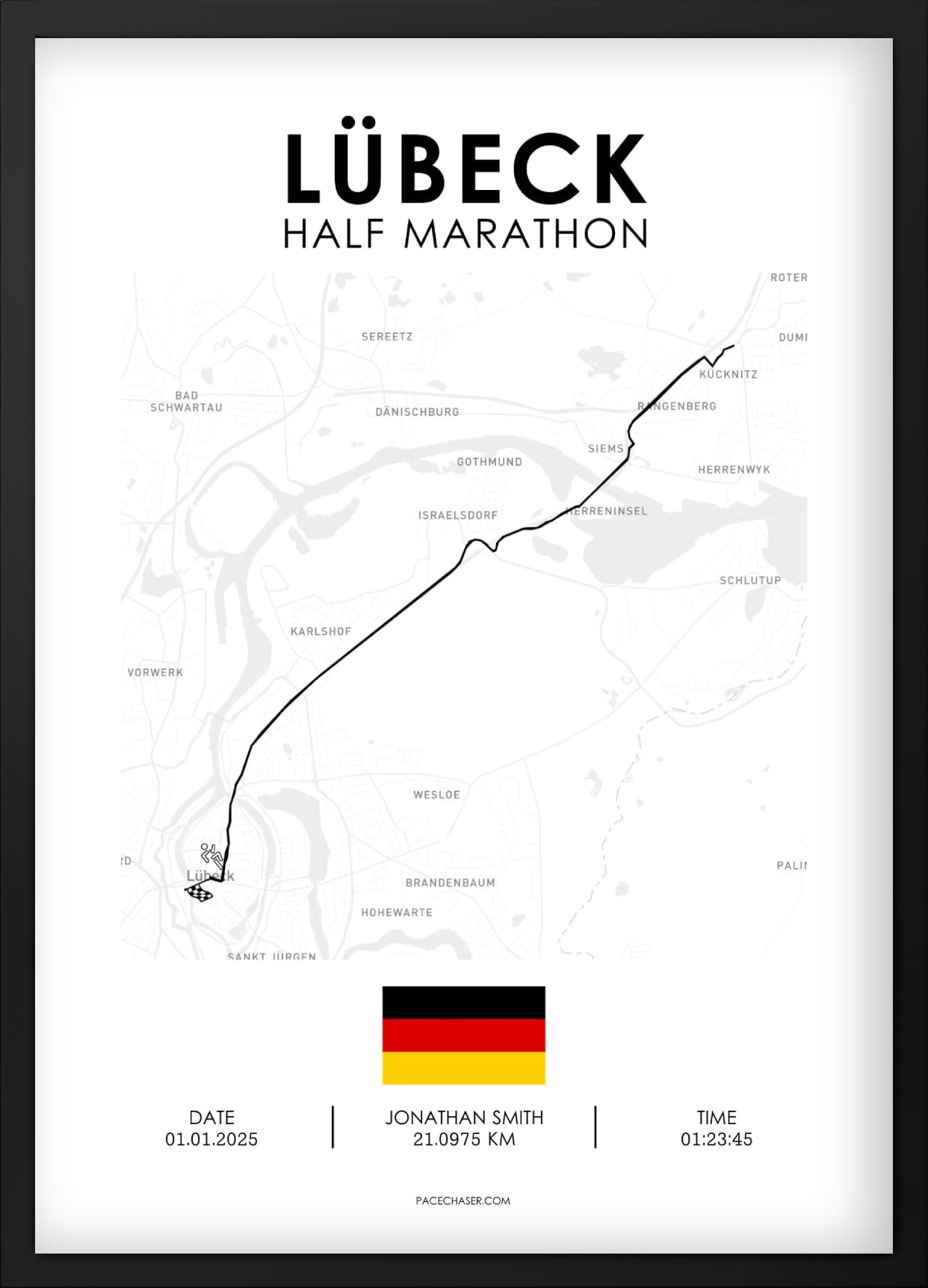 Lübeck Half Marathon Poster