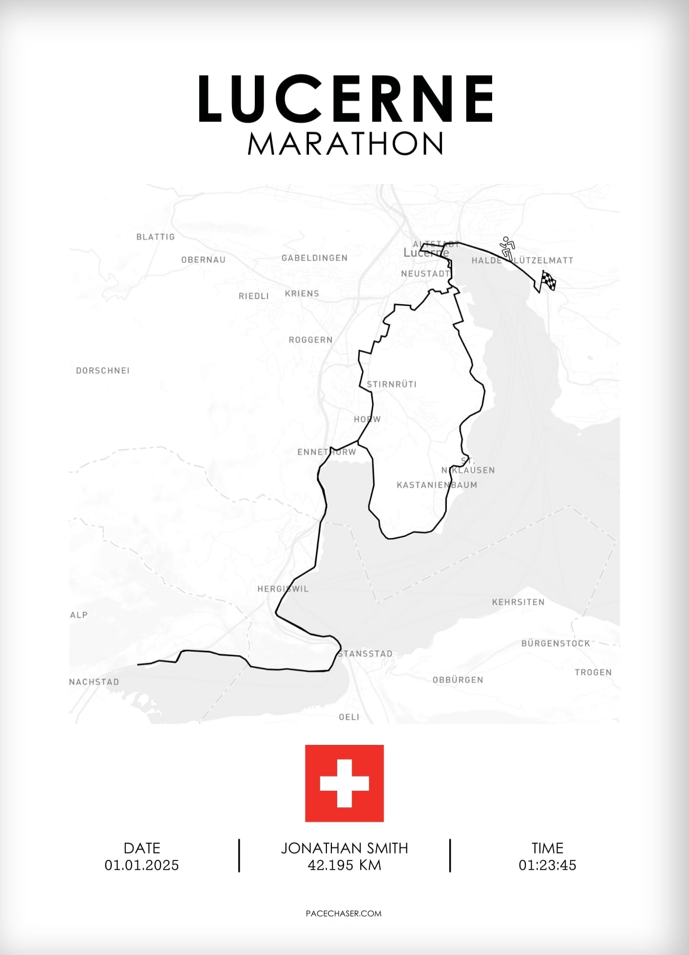 Marathon Lucerne Poster